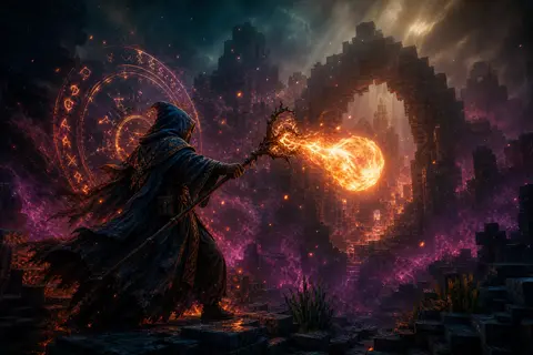 Wizard build art